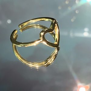 0.925 Sterling Silver Open Heart Ring-NWT